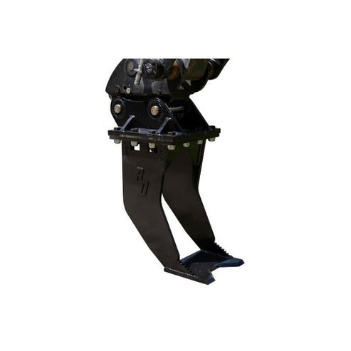 Large Tree Grubber Skid Steer Attachment - Blue Diamond