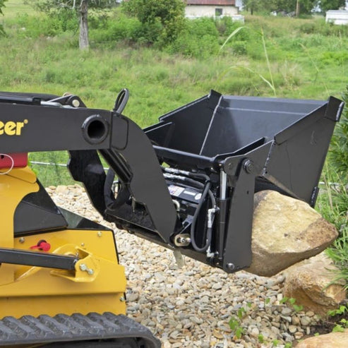 Skid Steer Mini 4-In-1 Bucket - Blue Diamond