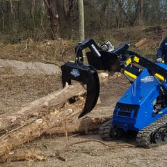 Mini Log Grapple for Loaders - Blue Diamond
