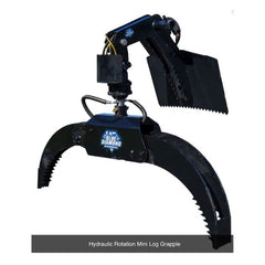 Mini Log Grapple for Loaders - Blue Diamond