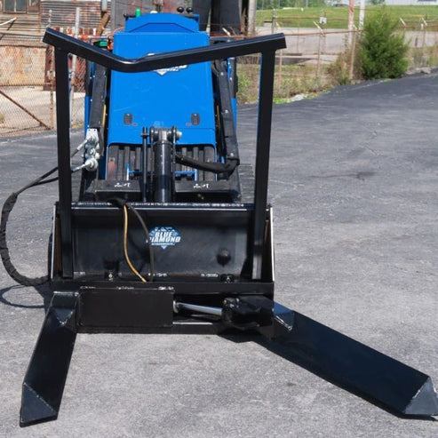 Skid Steer Mini Nursery Forks - Blue Diamond