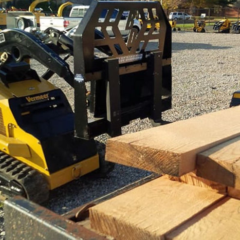 Compact Mini Pallet Fork Loader Attachment | Blue Diamond