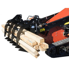 Mini Rake Grapple for Loaders - Blue Diamond