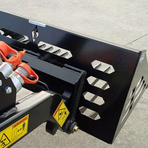 Skid Steer Mini Rock Bucket | Blue Diamond