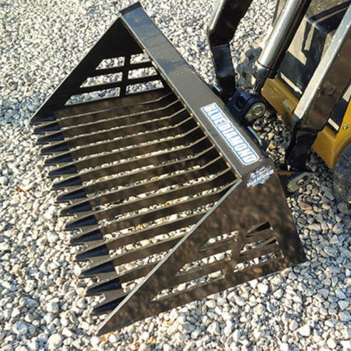 Skid Steer Mini Rock Bucket | Blue Diamond
