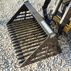 Skid Steer Mini Rock Bucket | Blue Diamond