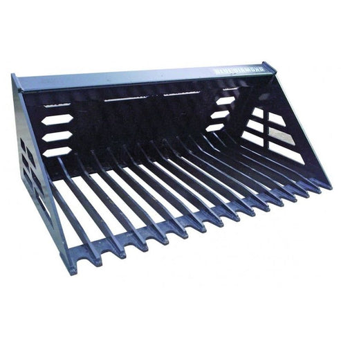 Skid Steer Mini Rock Bucket | Blue Diamond