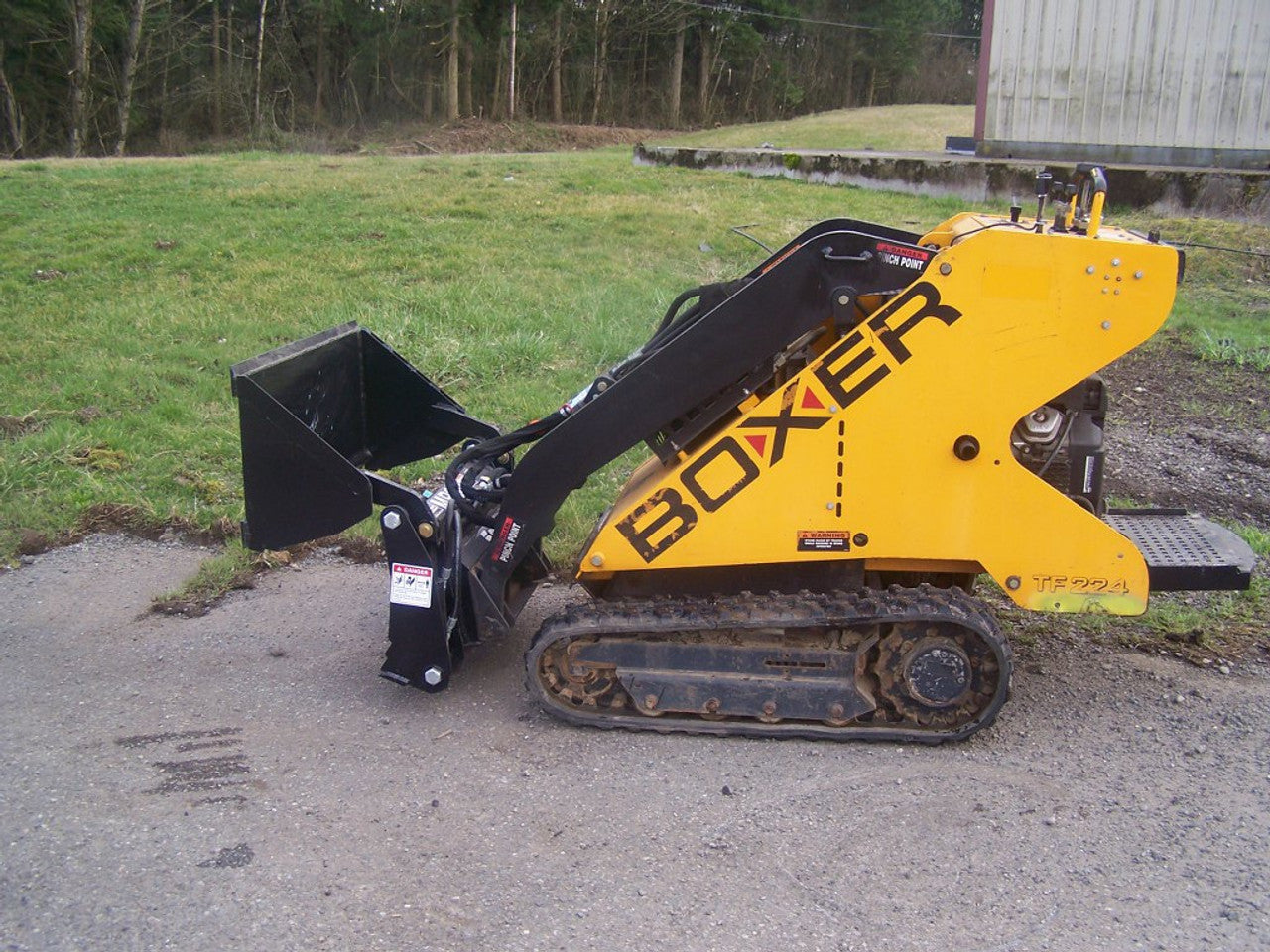 Mini Skid Steer 4 in 1 Bucket Attachment | Bradco By Paladin