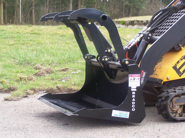 Mini Skid Steer Scrap Grapple Attachment | Bradco By Paladin