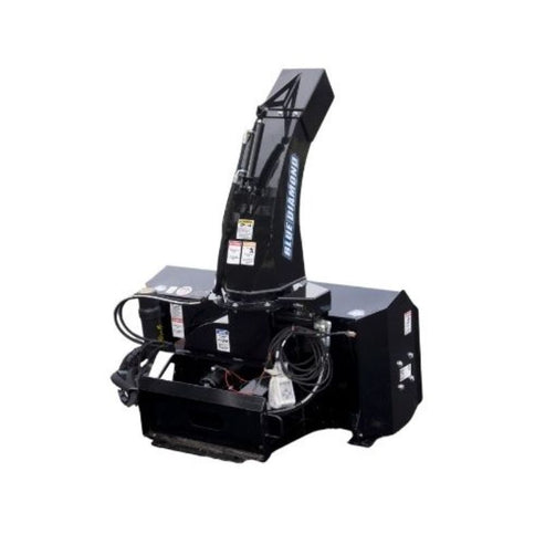 Mini Snow Blower Skid Steer Attachment - Blue Diamond
