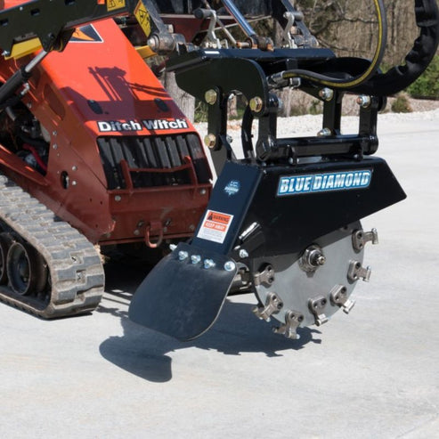 Mini Stump Grinder Attachment - Blue Diamond