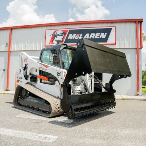 Skid Steer Power Rake Bucket | McLaren Industries