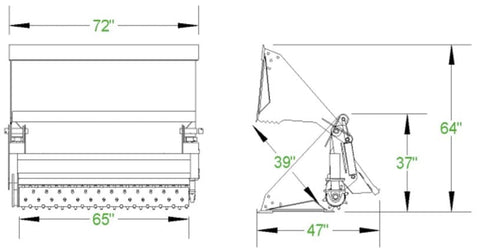 Skid Steer Power Rake Bucket | McLaren Industries