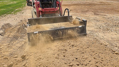 Mini Skid Steer Power Rake Attachment by Rockaway