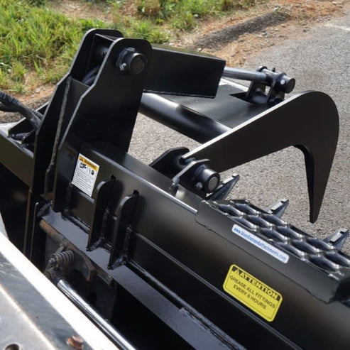 Severe Duty Root Grapple for Heavy Equipment - Blue Diamond
