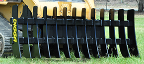 84" Skid Steer Root Rake - Digga