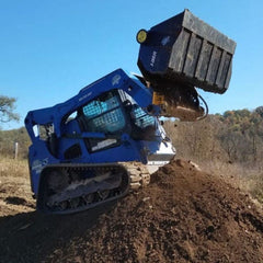 Screening Bucket Attachment for Soil & Debris | Blue Diamond