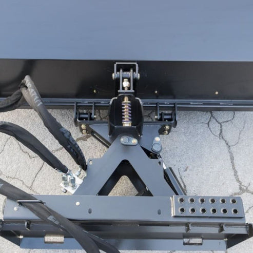 Severe Duty Skid Steer Angle Broom Attachment - Blue Diamond