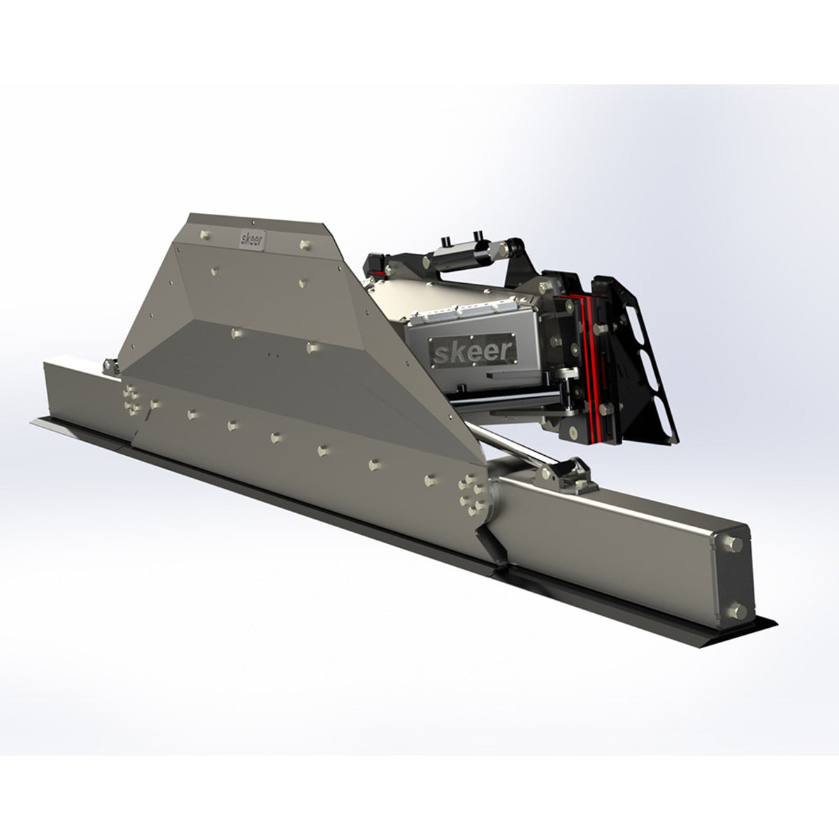 Skid Steer Grading Blade with Tilt Plate - Skeer