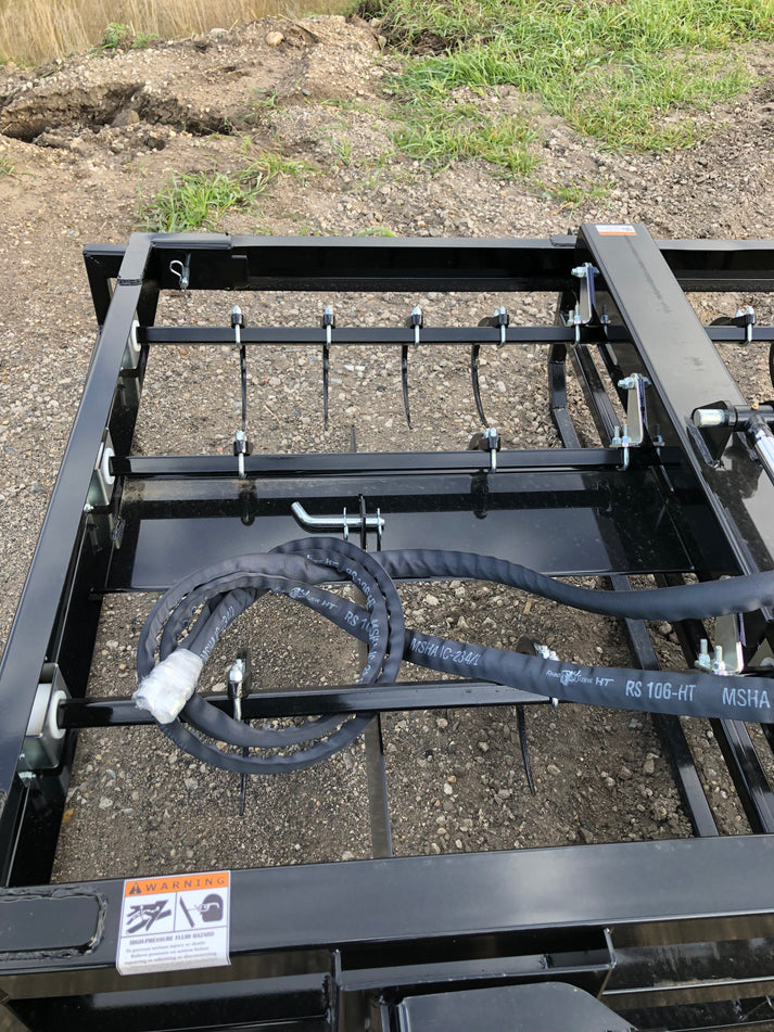 Skid Steer 6-Pack Bale Accumulator Grapple - Top Dog Attachments