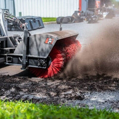 Skid Steer Angle Broom | McLaren Industries