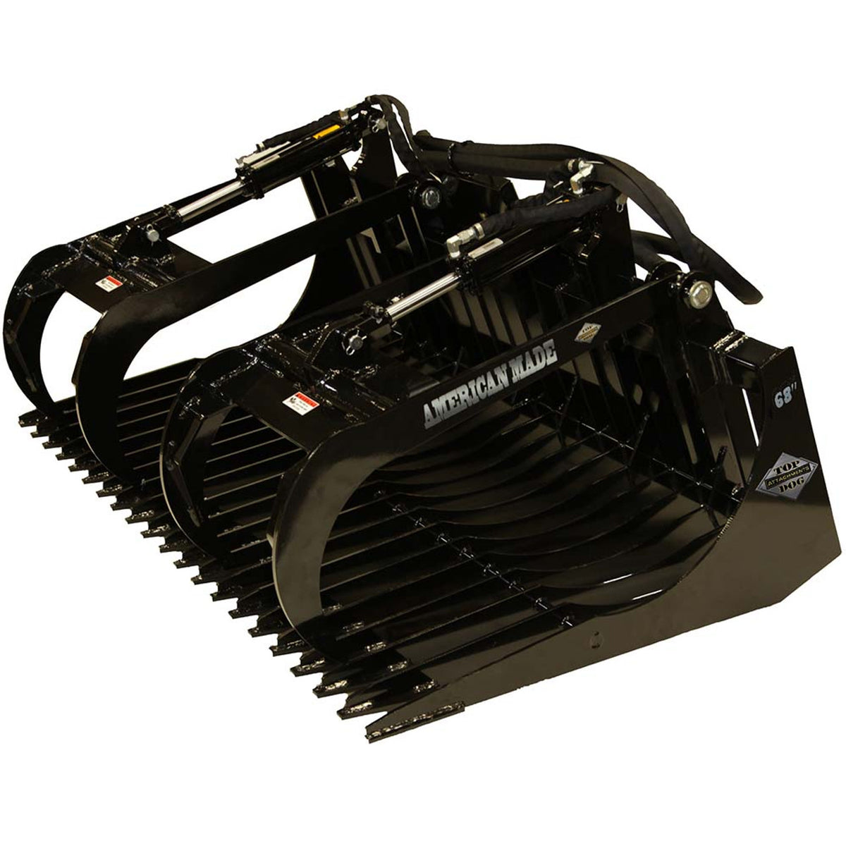 Skid Steer Brush Grapple Bucket - Top Dog Attachments