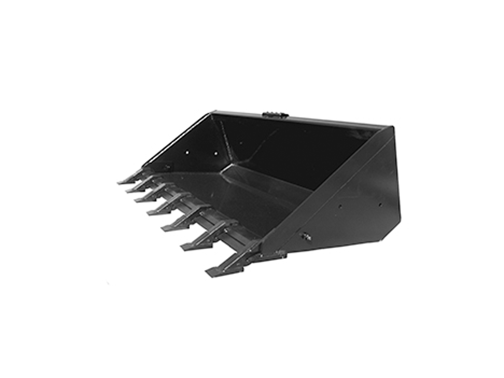 Skid Steer Dirt Bucket Attachment - Haugen Attachments