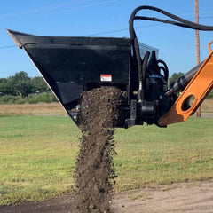 Skid Steer Dual Side Flow Bucket - Top Dog Attachments