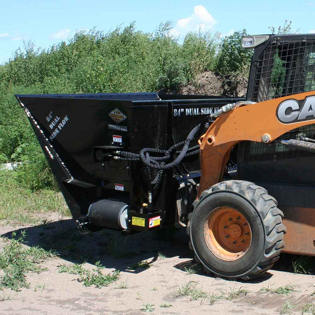 Skid Steer Dual Side Flow Bucket - Top Dog Attachments