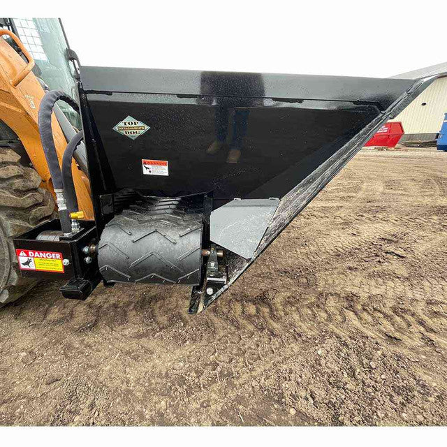 Skid Steer Dual Side Flow Bucket - Top Dog Attachments