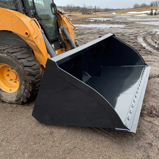 Skid Steer Grain Bucket - Top Dog Attachments