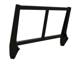 Digga 84 inch skid steer root rake with safety guard