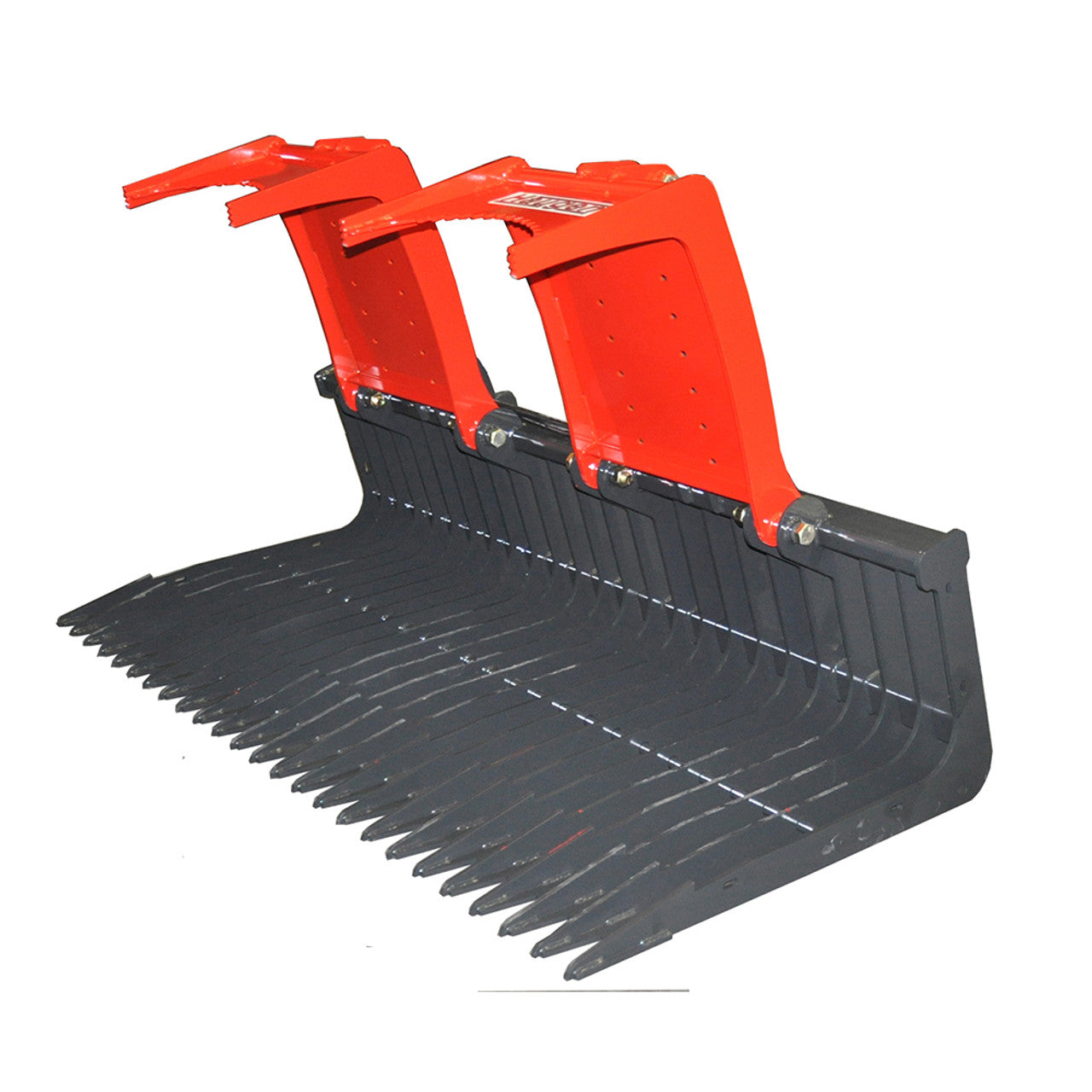 Skid Steer Skeleton Grapple Bucket - Haugen Attachments