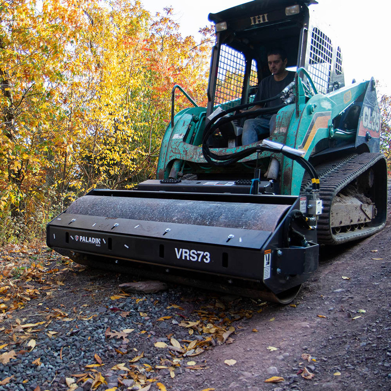 Skid Steer Smooth Vibratory Roller Attachment | Bradco By Paladin