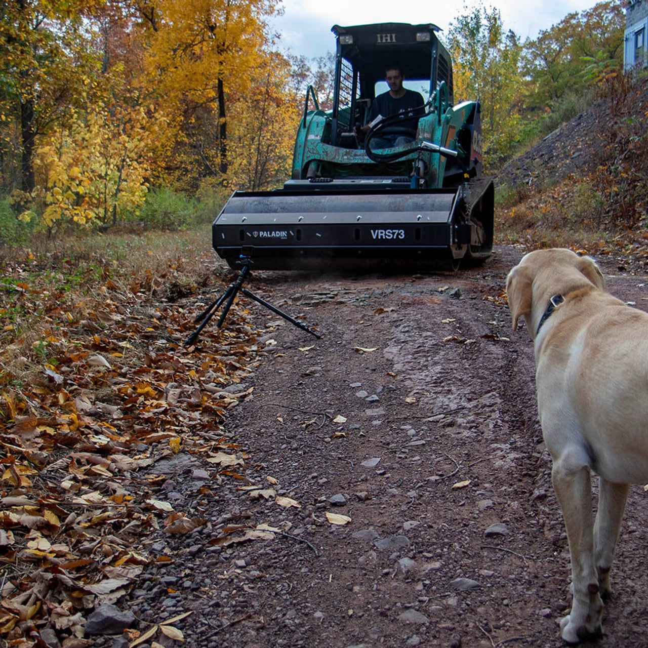 Skid Steer Smooth Vibratory Roller Attachment | Bradco By Paladin