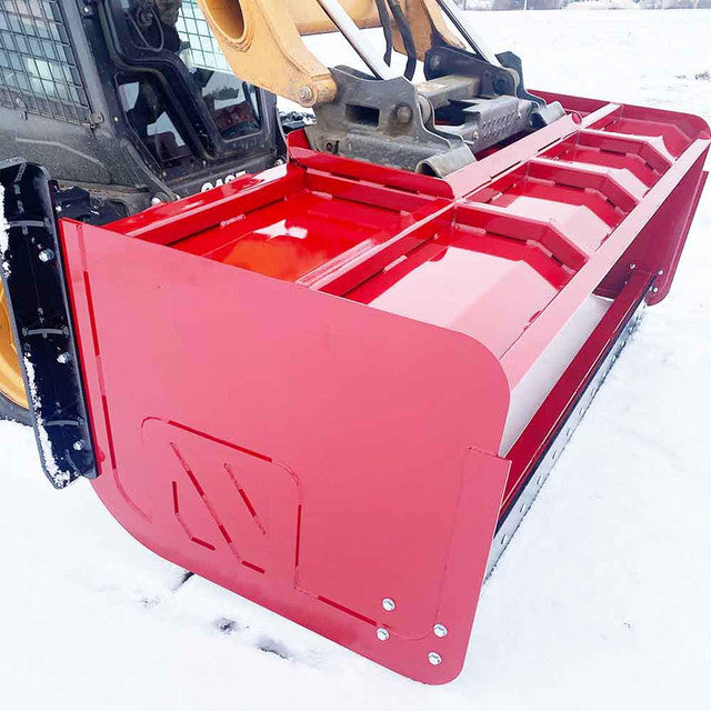 Skid Steer Snow Pusher - Top Dog Attachments