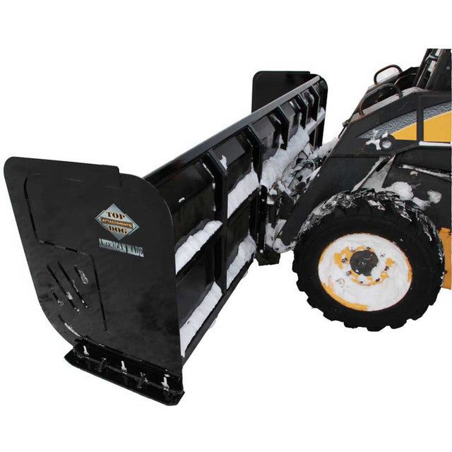 Skid Steer Snow Pusher - Top Dog Attachments