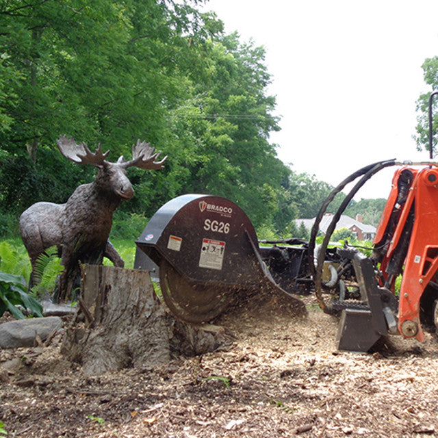 Skid Steer Stump Grinder - (SSL) (CTL) | Bradco By Paladin