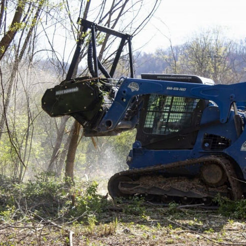 Heavy-Duty Drum Mulcher - Blue Diamond