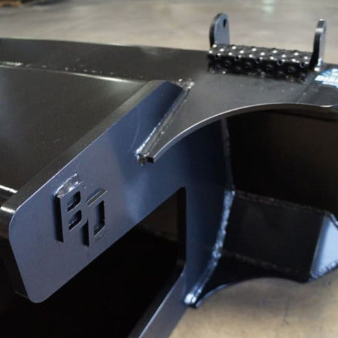 Skid Steer Slab Bucket Attachment - Blue Diamond