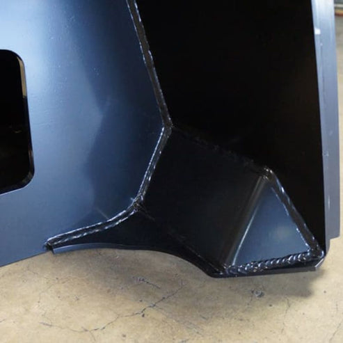 Skid Steer Slab Bucket Attachment - Blue Diamond