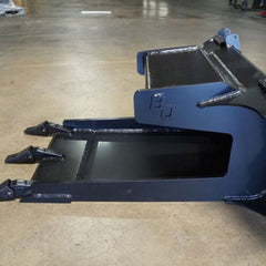 Skid Steer Slab Bucket Attachment - Blue Diamond