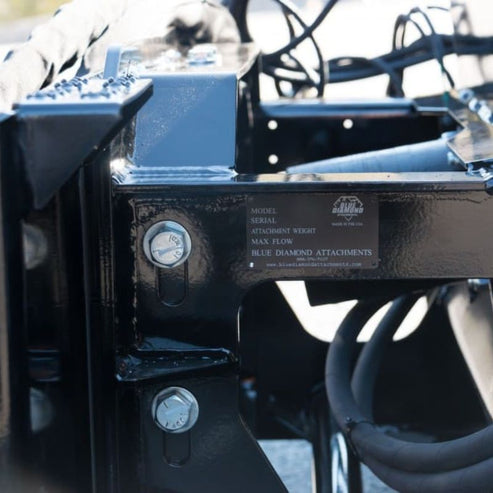 Skid Steer Snow Blower Extreme Duty - Blue Diamond