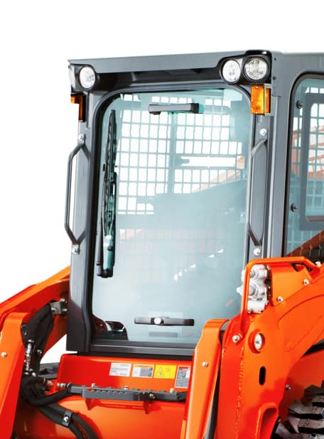 Kubota Skid Steer SSV Forestry Door | Shields Lexan Polycarbonate