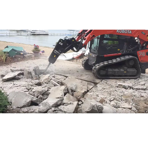 Skid Steer Concrete Breaker - Strike Force