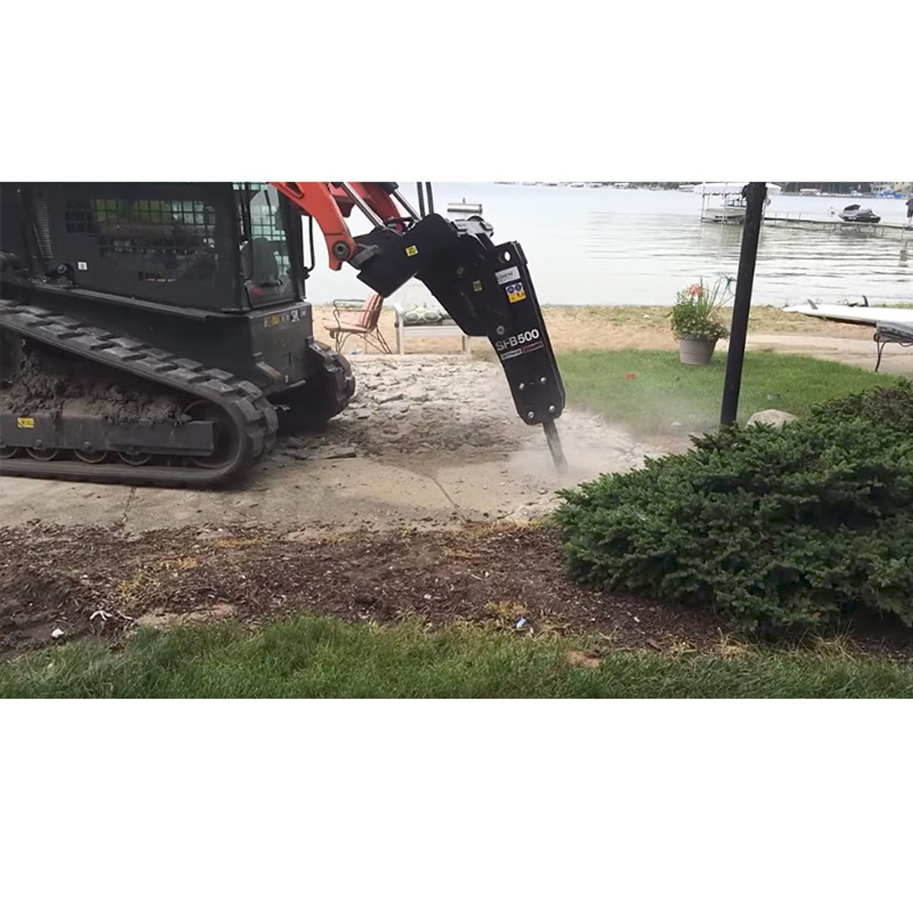 Skid Steer Concrete Breaker - Strike Force