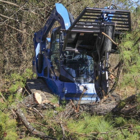 Tree Shear for Skid Steer - Blue Diamond