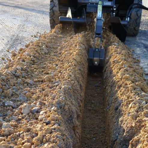Trencher for Skid Steer - Blue Diamond