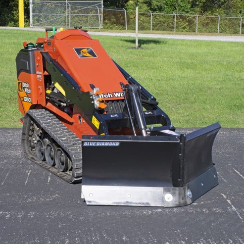 Mini Skid Steer V-Blade - Blue Diamond