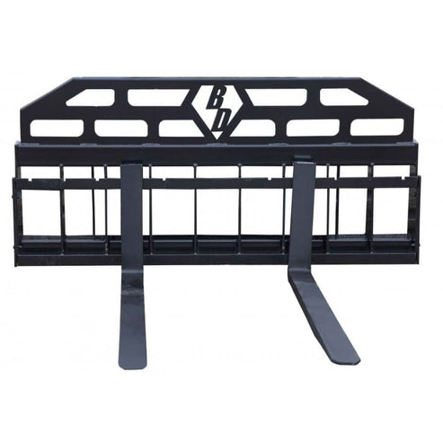 Heavy Duty Pallet Fork 72″ Wide Frame Loader - Blue Diamond